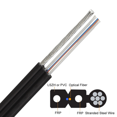 GJYXFCH ANATEL FTTH Optic Fiber Cable 1 / 2 / 4 Core Drop Cable