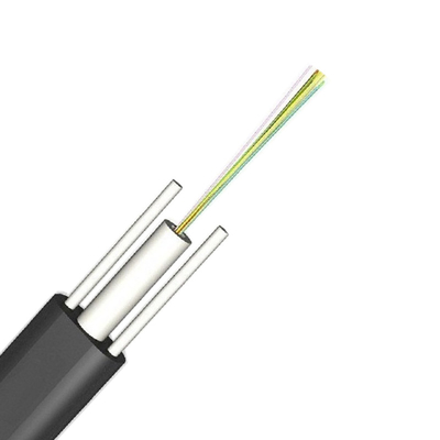 G.652D SM Flat FTTH Drop Fiber Optic Cable 2-4km/Drum GYFXTY-FL