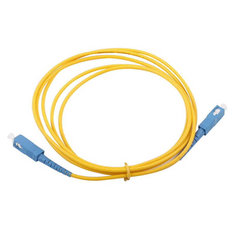 SC UPC To SC UPC 9/125um Fiber Optic Patch Cord