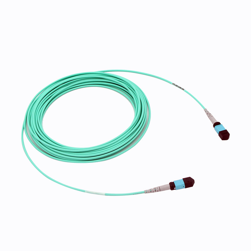 Multimode 3.0mm MPO MTP Patch Cord 10 gigabit fiber cable Customized ...
