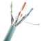 HDPE Insulation  Data Communication Cable Cat 6a Network Cable 305M Roll