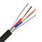 Access Network 2-24core Hybrid Optic Copper Cable / Overhead Fiber Optic Cable