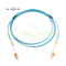 3.0mm Om4 Lc To Lc Fiber Patch Cable duplex fiber patch cord for FTTH