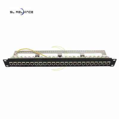 1U FTP Cat6a 24 Port Patch Panel Cabinet