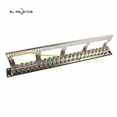 1U FTP Cat6a 24 Port Patch Panel Cabinet